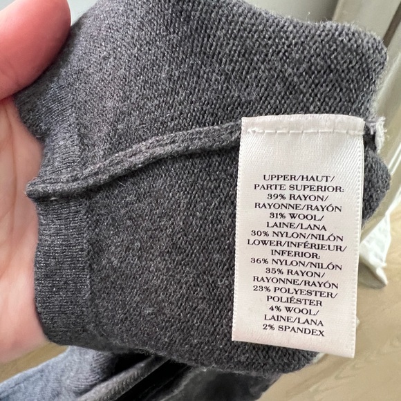 Wool with knit details - ann taylor dress - Picture 6 of 6